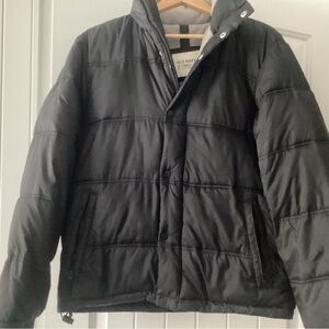 Old Navy Black Men's Puffer Jacket